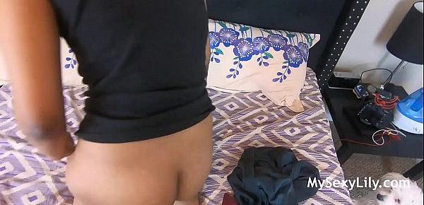  Big Ass Tamil Teen Horny Lily Giving Blowjob Ass Spanked
